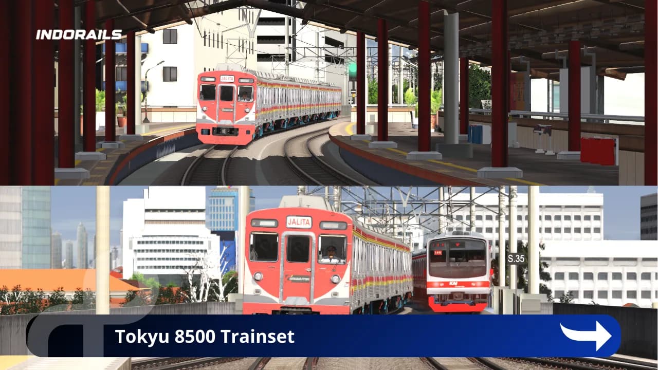 KRL Tokyu 8500 - Trainset
